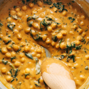 A picture of Steph’s Chickpea Curry with Spinach and Rice